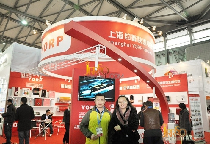 2012年上海家博会 中国即热采访约普电器展位