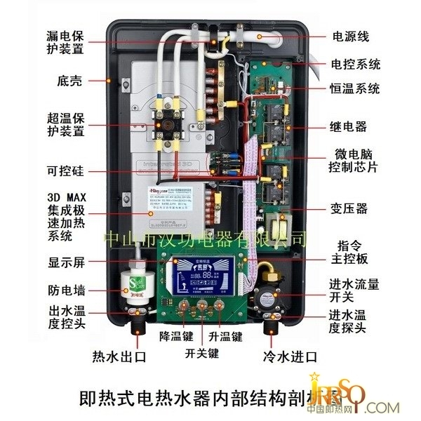 诗浴卧式贵族咖1即热式电热水器